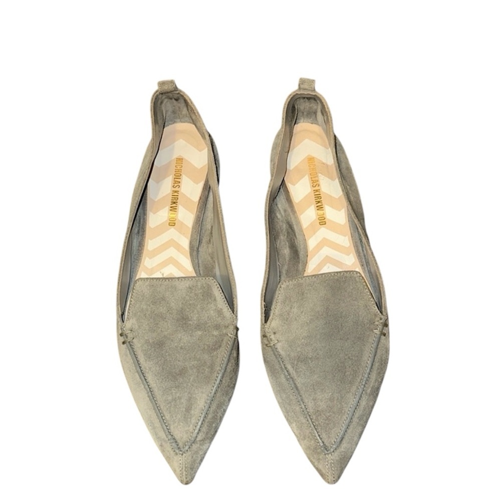 Nicholas Kirkwood Beya Suede Flats
